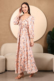 Valencia Printed Cotton Maxi Dress