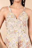Lyra Padded Printed Cotton Maxi Dress