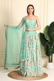 Anabia Muslin Lehenga Set Of 3