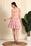 Ava Glace Cotton Short Dress