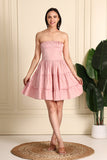 Ava Glace Cotton Short Dress