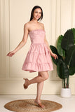 Ava Glace Cotton Short Dress