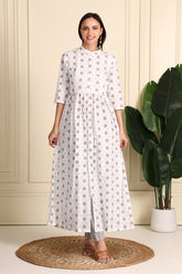 Gosiya Embroidered Cotton Dress Set Of 2