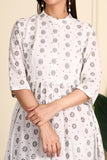 Gosiya Embroidered Cotton collared Dress Set Of 2