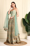 Gulnaar Muslin Lehenga Set Of 3