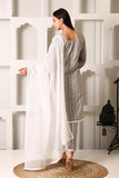 Zoya Grey Embroidered Cotton Kurti Set Of 3