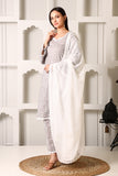 Zoya Grey Embroidered Cotton Kurti Set Of 3
