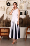 Rachel Stretch Cotton Midi Dress