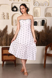 Skyler Embroidered Cotton Midi Dress