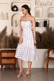 Skyler Embroidered Cotton Midi Dress