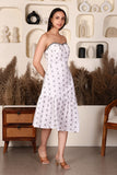 Skyler Embroidered Cotton Midi Dress