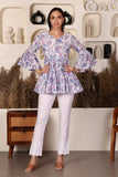 Sana Block Print Cotton Dress Set Of 2