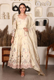 Ashiya Sequins Work Anarkali set of 3
